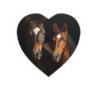 Fridge Magnets Waterproof Small Strong Magnets for Fridge Two horses standing Refrigerator Magnets Kitchen Accessories Cute Decorative Magnets for Whiteboard Locker Office Home Decor