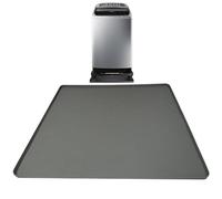 Fridge Mat, Silicone Refrigerator Mat, Raised Edge Floor Mat, 23.6 x 23.6 Inch Mat, Under Refrigerator Protector, Multifunctional Floor Mat, Kitchen Floor Protection, Spill-Proof Silicone Mat, Dura