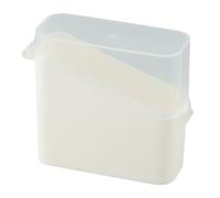 Fridge Organiser for Cheese Slices 2-Pack Clear Lid | Transparent design, view contents easily, organizes for deli meat, ham, , tidy fridge solution