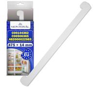 Fridge Shelf Front Frame with Length 475 mm Original Code C00144362 C00506365 for Indesit for Ariston 482000022983 488000506365 for Whirlpool - MADE IN EU - Warranty 10 Years - MONTERAL