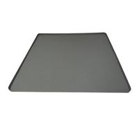 Fridge Silicone Mat - Non Slip Protector Mat, Refrigerator Floor Mat, Reusable Spill Absorbent Pad, Multifunctional Waterproof Anti Slip Silicone Liner With Raised Edges For Wine Cabinet, 23.6x23.6in
