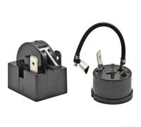 Fridge Starter Relay QP2-15 for ptc Compressor Start Device with Overload Protector for Cooler Repair Kit(G)