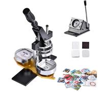 Fridge Sticker Making Machine, Square Magnet Maker, 50x50mm DIY Photo Magnet Press Machine, Paper Cutter, 100pcs Consumables, for Crafts and DIY Projects