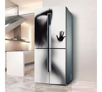 Fridge Stickers, Fridge Sticker Full Covering Door Covers Skins Wall Stickers for Kitchen Decal, The Faint Woman's Figure(L: 100x180 cm)