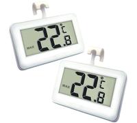 Fridge Thermometer Digital Refrigerator Thermometer Suplong 2 Sets Digital Waterproof Fridge Freezer Thermometer With Easy to Read LCD Display Wh