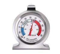 Fridge Thermometer - Fridge Refrigeration Temperature Gauge Home Use | Stainless Steel Freezer Thermometer Bimetal | Eco-Friendly Kitchen Tools Burst-Proof Glass -20℃～20℃