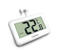Fridge Thermometer, Suplong Digital Waterproof Fridge Freezer Thermometer Easy to Read LCD Display With Max/Min Record Function