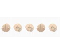 Fridge Vent Cover Turnbuckle - 5 Pack Beige Replacement Vent Locks to Fit Dometic L100 & L200 Fridge Vents & Winter Covers Closing Clips for Caravan & Motorhome Vent Systems