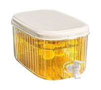 Fridge Water Dispenser with Tap - Compact Kettle 25 x 17 x 14 cm, PP Material Juice Bucket, Fridge Drink Container with Leakproof Outlet | Water Coffee Machine