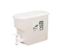 Fridge Water Dispenser with Tap - Water Jug with Faucet - Fridge Juice Dispensers Stackable - Plastic Lemonade Holder for Iced Tea, Cola, Lemonade