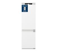 Fridgemaster MBC55252NE Wifi Connected 177cm High 60/40 Integrated No Frost Fridge Freezer with Sliding Door Fixing Kit - White - E Rated, White