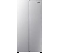 Fridgemaster 428 Litre American Side-By-Side Fridge Freezer - Silver