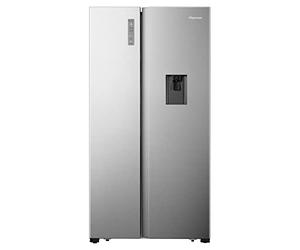 Fridgemaster 519 Litre Side-By-Side American Fridge Freezer With Multiflow - Silver