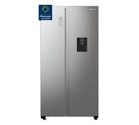 Fridgemaster 547 Litre Side-By-Side American Fridge Freezer - Silver MS91547DFE [EEK: E]