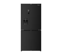 Fridgemaster American Fridge Freezer - Black - D Rated