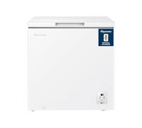 Fridgemaster Chest Freezer, 198 Litre, White, 4-Star Rating, Winter Guard, 85.8x78.7x55.9 cm, Energy Rating E