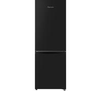 Fridgemaster MC50165EB Compact 143cm High Fridge Freezer - Black - E Rated, Black