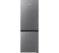 Fridgemaster MC50165ES 143cm High 60/40 Small Fridge Freezer - Silver - E Rated, Silver