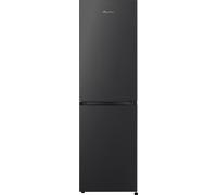 Fridgemaster MC55251DB 182cm 50/50 Frost Free Fridge Freezer - Black - D Rated, Black