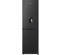 Fridgemaster MC55251DEB 182cm 50/50 No Frost Fridge Freezer - Black - E Rated, Black