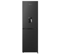 Fridgemaster 256 Litre 50/50 Freestanding Fridge Freezer - Black