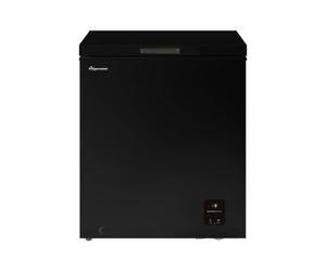Fridgemaster MCF142EB 142L Chester Freezer 4 Star Freezer Rating - 55.9D x 62.5W x 85.4H cm Black with Recessed Handle