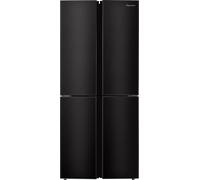 Fridgemaster MQ79394EB Total No Frost Multi-door American Fridge Freezer - Black Black