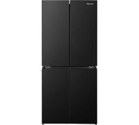 Fridgemaster American Cross Door American Fridge Freezer - Silver - E Rated