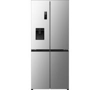 Fridgemaster MQ79460DS Total No Frost American Fridge Freezer - Silver - D Rated, Silver