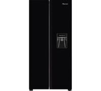 Fridgemaster MS83430DEB Non-Plumbed Total No Frost American Fridge Freezer - Black - E Rated