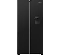 Fridgemaster MS83430DEB1 Non-Plumbed Total No Frost Multi-door American Fridge Freezer - Black Black