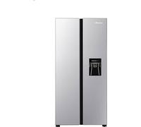 Fridgemaster MS83430DES Non-Plumbed Total No Frost American Fridge Freezer - Silver