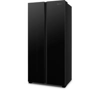 Fridgemaster MS83430EB 83cm Frost Free American Fridge Freezer Black