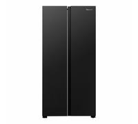 Fridgemaster MS83430EB Total No Frost American Fridge Freezer - Black - E Rated, Black