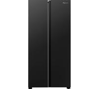 Fridgemaster MS83430EB American Fridge Freezer in Black Frost Free