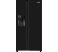 Fridgemaster MS91500IEB Non-Plumbed Total No Frost American Fridge Freezer - Black - E Rated