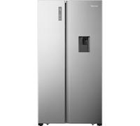 Fridgemaster MS91520DES Non-Plumbed Total No Frost American Fridge Freezer - Silver - E Rated