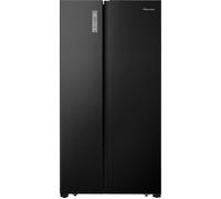 Fridgemaster American Fridge Freezer - Black - E Rated