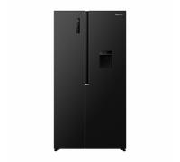 Fridgemaster MS91558DEB American Fridge Freezer - Black