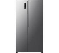 Fridgemaster MS91558ES Total No Frost American Fridge Freezer - Silver - E Rated, Silver