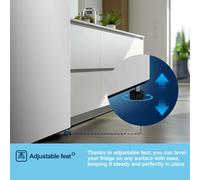 Fridgemaster MTL55242 fridge Freestanding 242 L F White