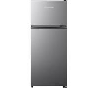 Fridgemaster MTM48120ES 48cm Freestanding Top Mounted Fridge Freezer - 124-litre capacity with Adjustable Thermostat - Reversible Door - LED Lighting- 4 Star Freezer Rating - White - E Rated