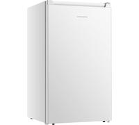 Fridgemaster MUZ4860E Freestanding Undercounter Freezer, 61Litres, 4 Star Freezer Rating, 48cm width, E Rated in White