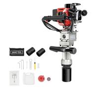 Fridgestea 2 Stroke Petrol Post Driver, 8500RPM Petrol Pile Driver, T-Post Fence Knocker Jack Hammer Auger Picket Fencing Ramming Thumping Tool Kit