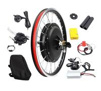 Fridgestea 20 Inch E-Bike Front/Rear Wheel Conversion Kit, Electric Bike Hub Motor Brushless & Toothless Motor Set for V brake & Disc brake, without Battery (Rear Wheel | 36V 250W)
