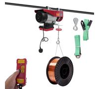 Fridgestea 400kg Electric Hoist, 12m Lifting Height, 10 m/min Lifting Speed, w/Wireless Remote Control for Workshop Factory (400KG)