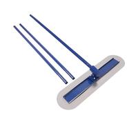 Fridgestea Bull Float, Stainless Steel Concrete Float Smoothing Trowel, Construction Aid Handle Concrete Tool with Adjustable Turbine Connector, 120x30cm