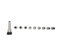 Fridgestea Collet Chuck Set - MT3 ER32 M12 with 9 Collets | Collet Chuck Holder for Milling Machines, Spring Steel Collet Set for Drilling Boring Engraving, 2-20mm Clamping Range