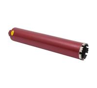 Fridgestea Diamond Core Drill Bit 76mm (3") - Professional Dry & Wet Use Diamond Core Drill Hole Saw with Effective Drilling Depth 410mm for Concrete, Brick, Tile, Stone - Red