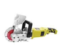 Fridgestea Electric Wall Chaser, 4000W Brick Concrete Dust-Free Slotting Machine, Wall Groove Cutting Machine with Water Pump, 5 PCS 125mm Dia Saw Blades